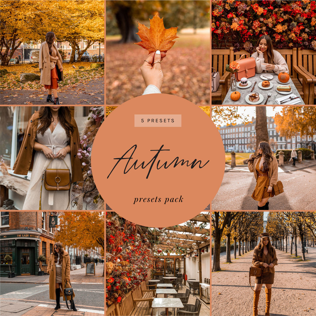 kelseyinlondon lightroom presets autumn