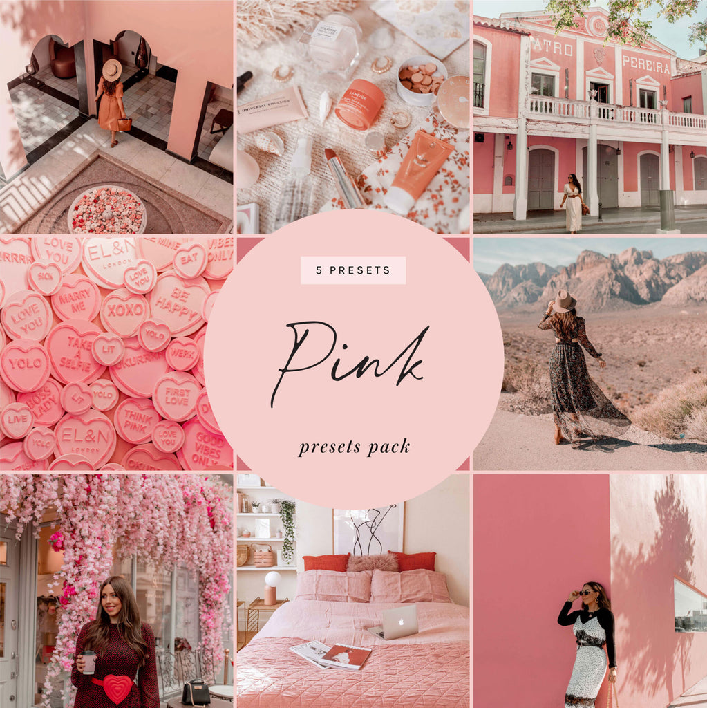 kelseyinlondon lightroom presets pink